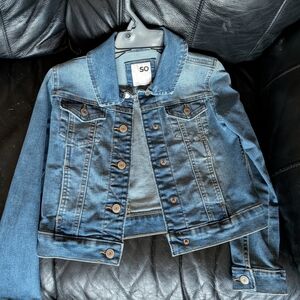 SO Classic Girls Blue Denim Jacket